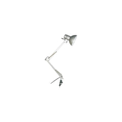 DESK LAMP,E27 1X60W,BULB EXCL,METAL+PLASTIC,SILVER,ARQUITECTO