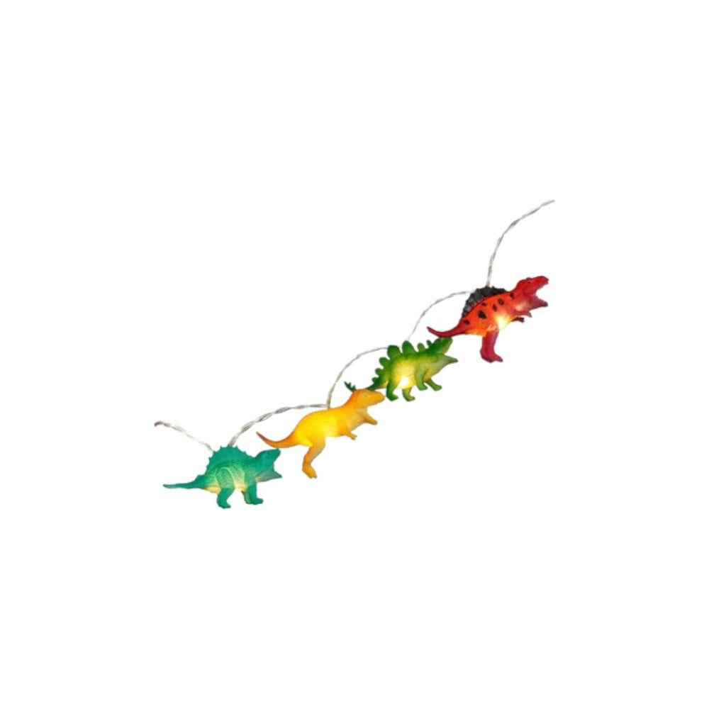 Inspire Talba Stringlight  with 12 Dinosaur Shapes and USB Plug - Multicolor