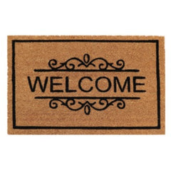 Inspire Arsene coco Doormat 40 x 60cm - Black