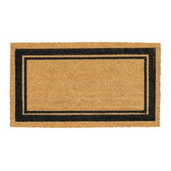 Inspire Damien coco Doormat 40 x 70cm - Black