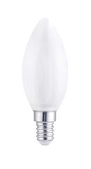 Lexman Led Bulb C35 5.9W E14 2700K 806LM with Filament 3 Pack - Milky