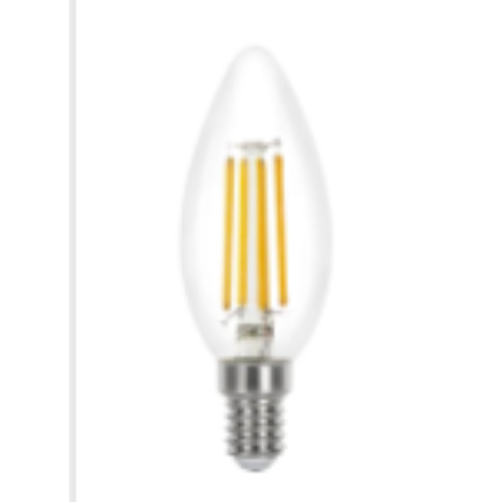 Lexman Led Bulb C35 5.9W E14 2700K 806LM with Filament 3 Pack - Clear