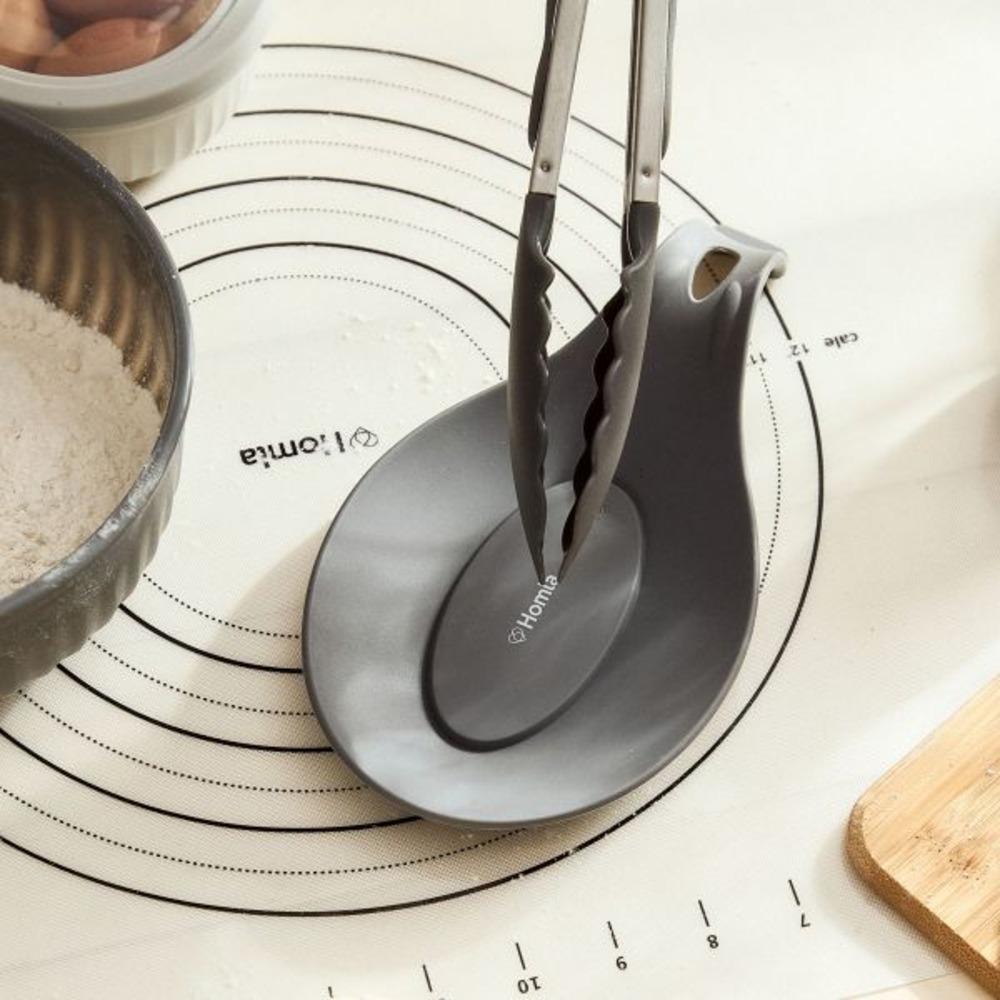 Homla Easy Cook Spoon Holder 23 x 12cm - Grey