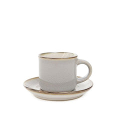 Homla Larisa Espresso Cup Cream 0.08L With Saucer