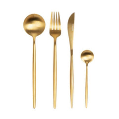 Homla Noia Cutlery Set Gold 16 Piece Set