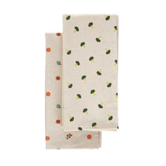 Homla Veggie Set of Kitchen Towels Multicolour 45x65 cm