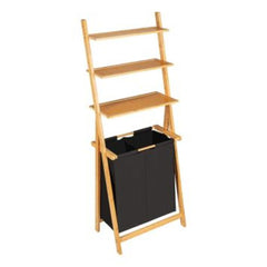 Wenko Ladder Shelf With laundry Bin Ecori FSC