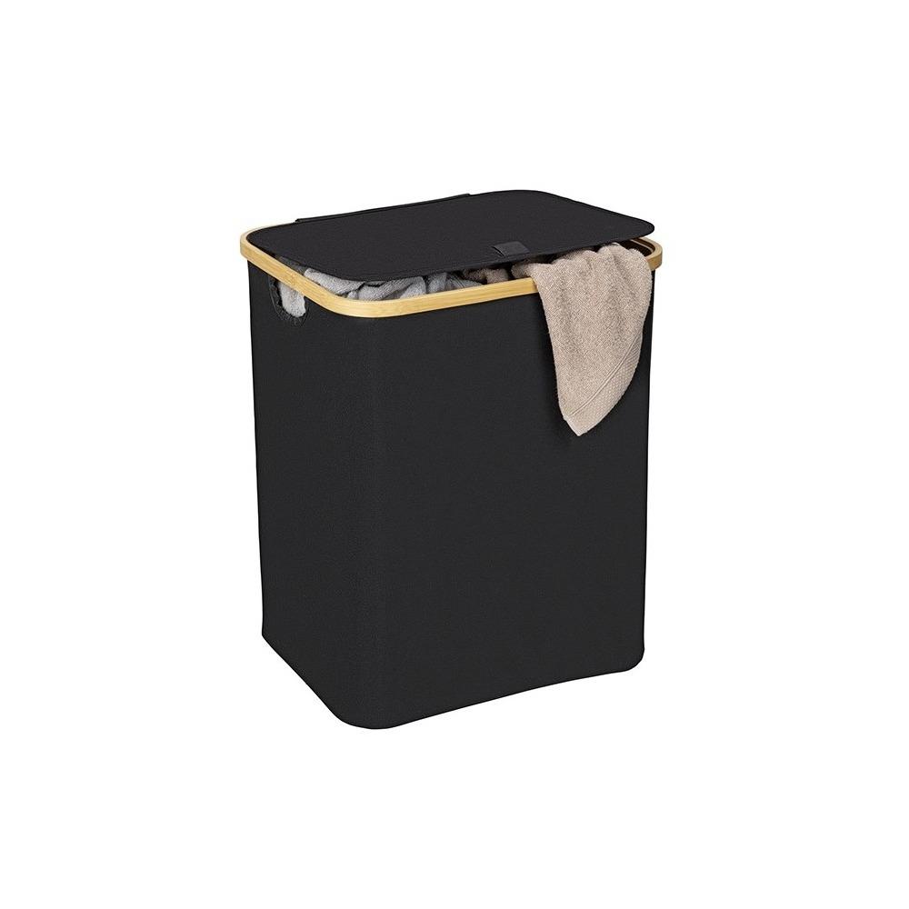 Wenko Laundry Chest Uno Ecori, Black