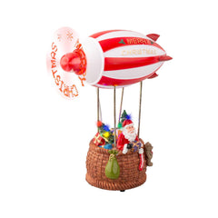 Lumineo BO Led Polyresin Air Balloon 16 x 20cm