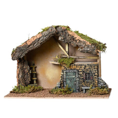 MDF Nativity House 48 x 22 x 32cm