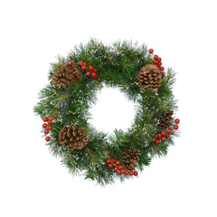 Everlands Ipswich Snowy Wreath 50cm