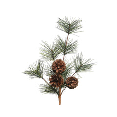 Everlands Spray Branch with Pinecones 30cm