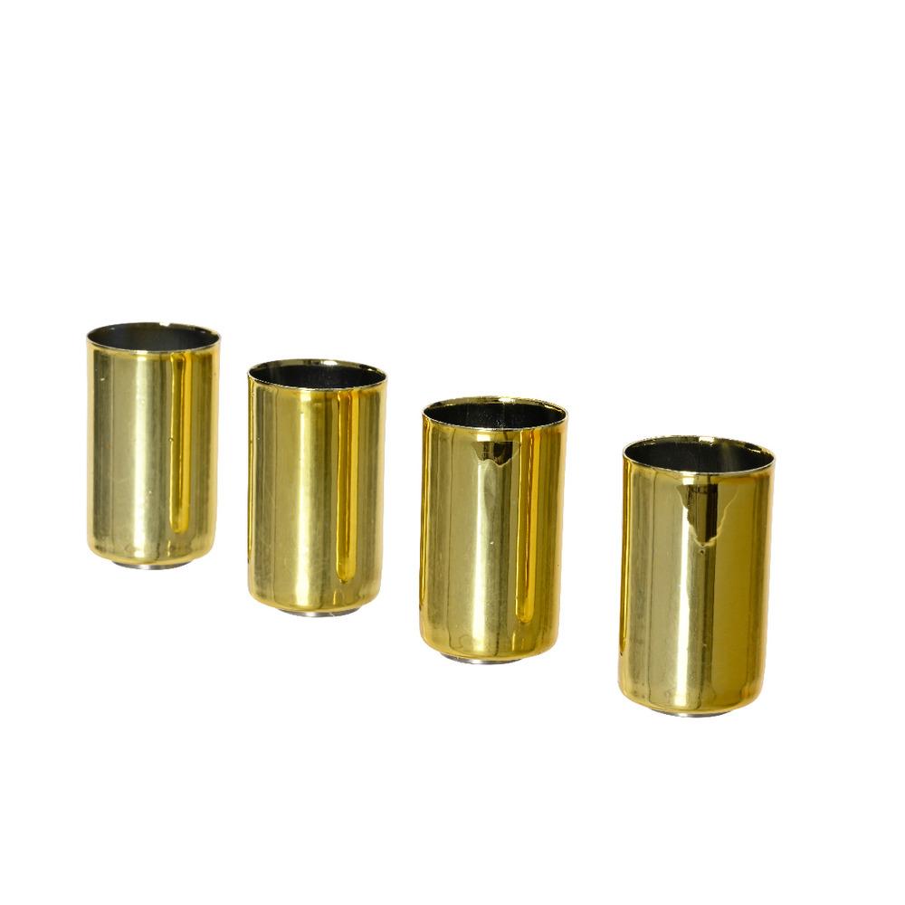 Decoris Magnetic Candleholder Set of 4 Pieces - Gold