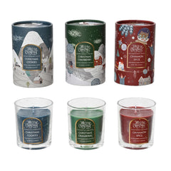 Decoris Scented Candle in Glass - 3 Assorted