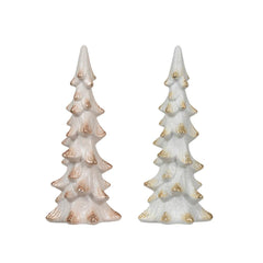 Decoris Terracotta Tree 24cm - Cream