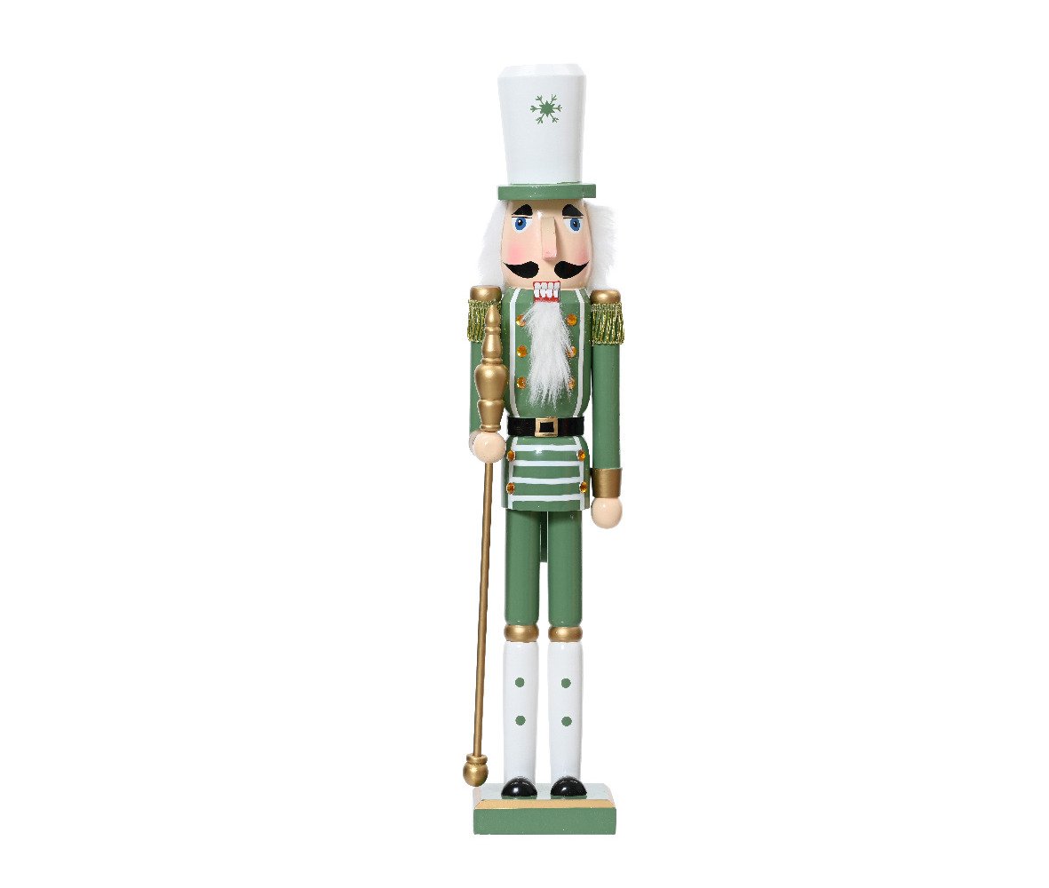 Decoris Firwood Nutcracker 50cm - Green