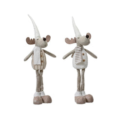 Decoris Polyester Standing Deer 60cm - 2 Assorted