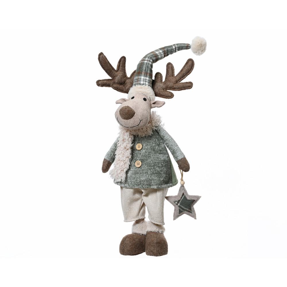 Decoris Polyester Boy Deer 82cm