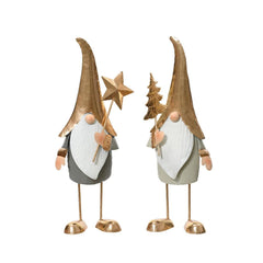 Decoris Iron Gnome 35cm - 2 Assorted