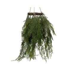 Everlands Hanging Wreath with Greenery Dia35cm 1.05m