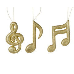 Decoris Hanging Foam Music Note 15cm - 3 Assorted