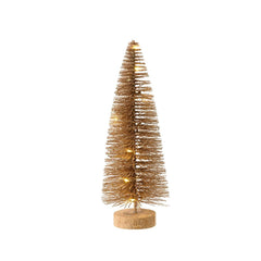 Lumineo BO Micro-Led PVC Tree 30cm - Gold/Warm White