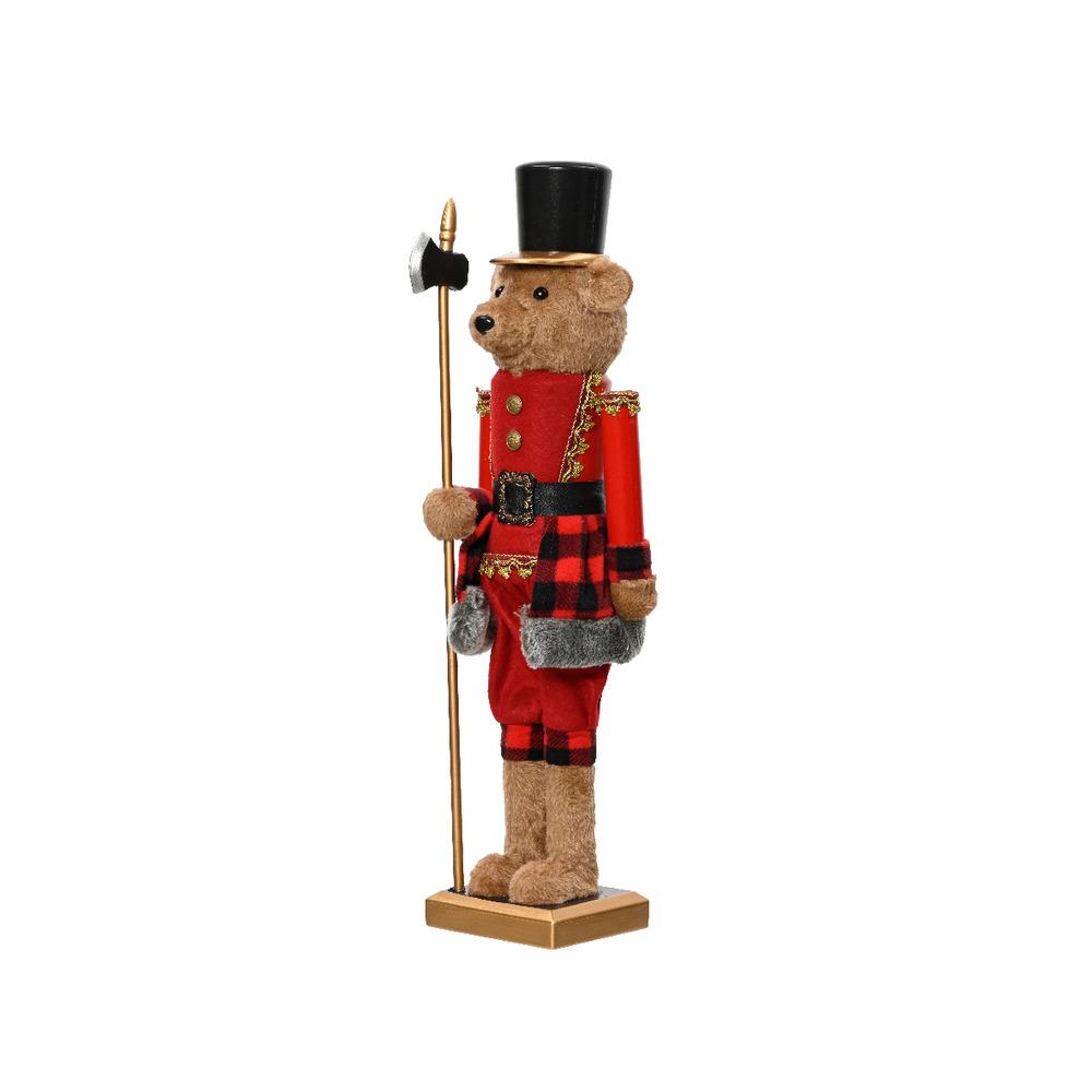 Decoris Plastic Bear Nutcracker 58cm