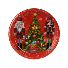 Decoris Plastic Deco Plate 35cm - Nutcracker